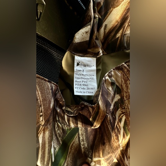 Frogg Toggs Rana II PVC Booted Waders Size 8 - Picture 2 of 4